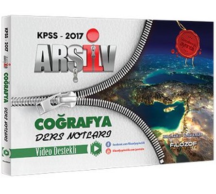 2017 KPSS Arşiv Coğrafya Ders Notları