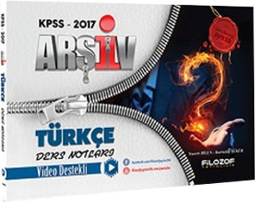 KPSS Arşiv Türkçe Ders Notları 2017