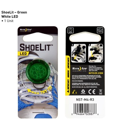 Nite Ize ShoeLit Ayakkabı Isıgı-Yeşil NST-M4-R3