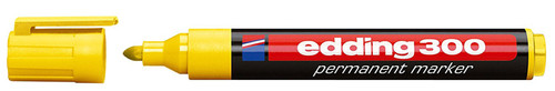 Edding E 300 Sarı Permanent Markör Kalem