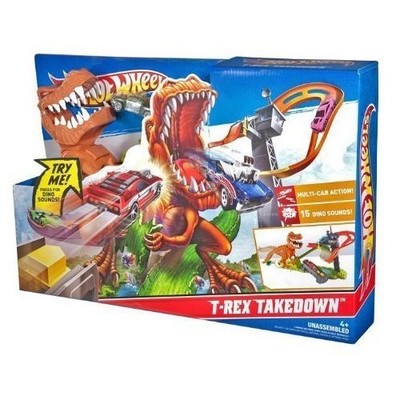 Hot wheels çılgın dinazor oyun seti t-rex T Rex FFW79