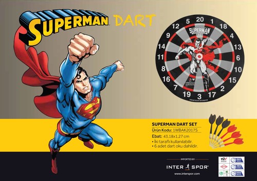 Warner Bros Superman Dart Set  1WBAK2017S