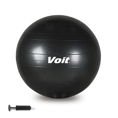 Voit Gymball 55 Cm Siyah Pompalı Pilates Topu
