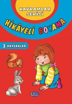 Hikayeli Boyama - 3 Hayvanlar