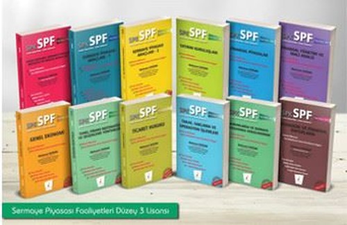 SPK-SPF Sermaye Piyasası Faaliyetleri Düzey 3 Lisansı 12 Kitap Takım
