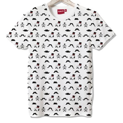 T-shirt Frocx Snoopy Mustache Erkek  - L