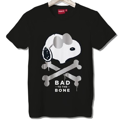 T-shirt Frocx Snoopy Bad To The Bone Erkek - L
