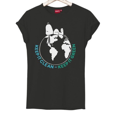 T-shirt Frocx Snoopy Keep It Clean Kadın - L