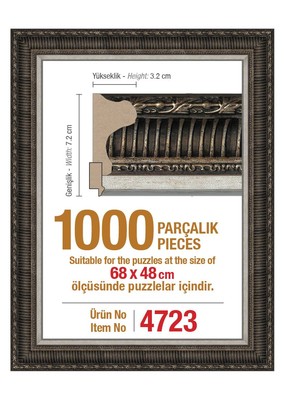 Polist-Çer 1000 Gümüş 68x48cm.