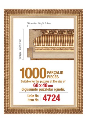 Polist-Çer 1000 Altın 68x48cm.