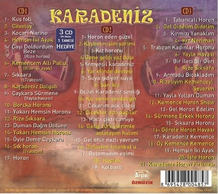 Karadeniz  1 (3 CD BOX SET)