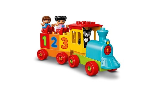 LEGO 10847 Duplo Sayı Treni - Okul Öncesi Çocuk için Öğretici Oyuncak Yapım Seti