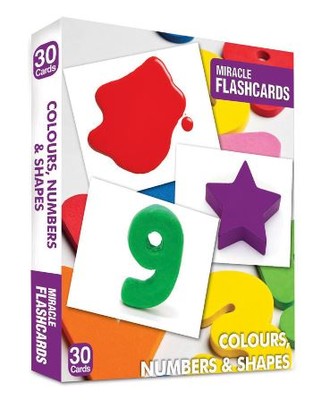 Miracle Flashcards-Colours Numbers & Shapes