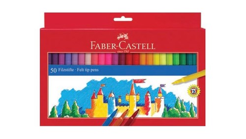 Faber Castell -Keçeli Kalem UniColor 50'li
