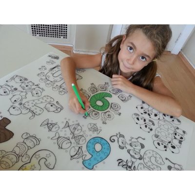 Akademi Çocuk Funny Mat - Sayılar