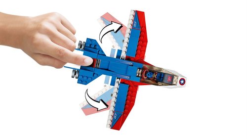Lego Super Heroes Captain America Jet Takibi 76076