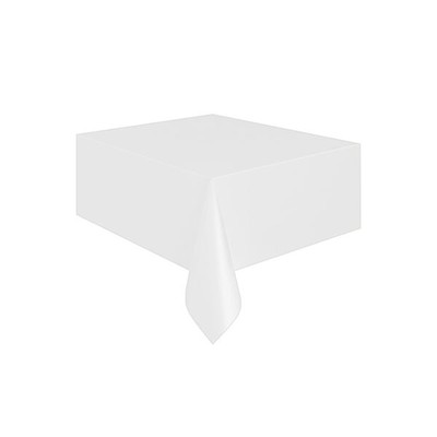 Roll-Up Masa Örtüsü Plastik Beyaz