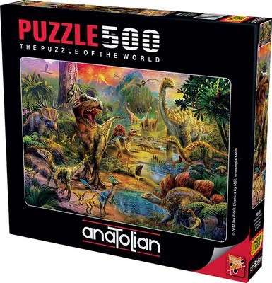 Anatolian 3603 Dinozor Kral 500 Parça Puzzle