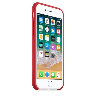 Apple iPhone 8 Ve 7 Uyumlu (PRODUCT) RED Silikon Kılıf MQGP2ZM