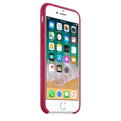 Apple iPhone 8 / 7 Silikon Kılıf Gül Kırmızısı MQGT2ZM