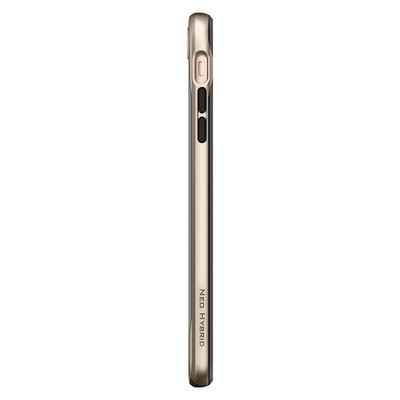 Spigen iPhone 7 Plus/8 Plus Kılıf Neo Hybrid Herringbone Serisi - Champagne Gold