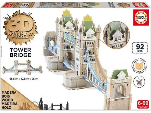 Educa Puzzle 3D Tower Bridge 16999