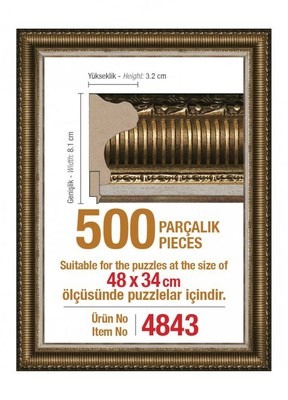 Polistiren 4843 500 Parça 48x34 cm Puzzle Çerçevesi
