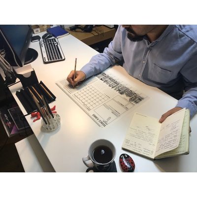 Akademi Çocuk Çalışma Masam Business Planer Funny Mat