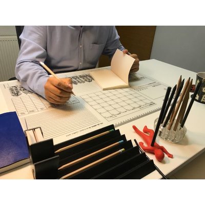 Akademi Çocuk Çalışma Masam Business Planer Funny Mat