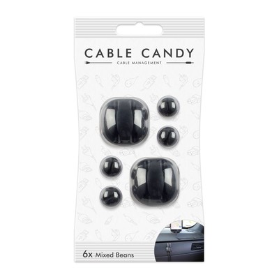 Cable Candy CC021 Mıxed Beans 6Pcs Unıversal Black Cable