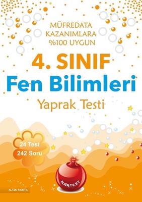 4.Sınıf Fen Bilimleri Yaprak Testi