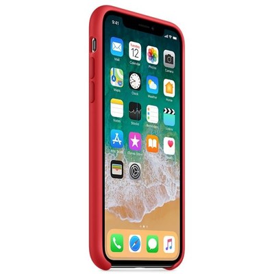 Apple iPhone X (PRODUCT) RED Silikon Kılıf MQT52ZM/A