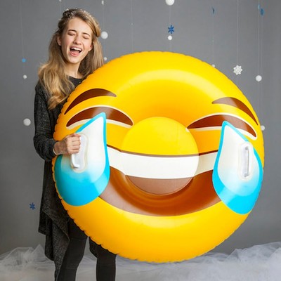 Bigmouth-Şişme Kızak Emoji