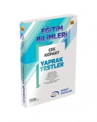 Eğitim Bilimleri Çek Kopart Yaprak Testler 1270