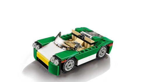 Lego Creator Yeşil Üstü Açık Araba 31056