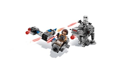 Lego Star Wars Ski Speeder Vs First Order Walker Microfighter 75195
