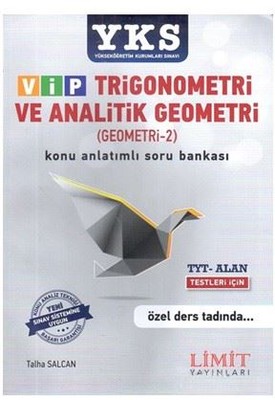 YKS VİP Trigonometri ve Analitik Geometri 2 Konu Anlatımlı Soru Bankası
