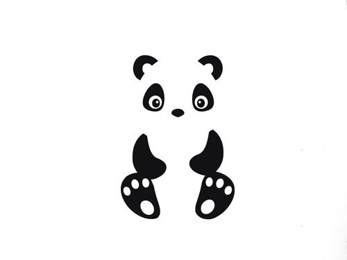 Sticky Sticker Panda 7019