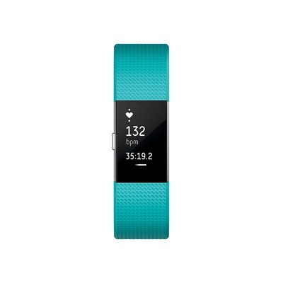Fitbit Charge 2 Teal Silver Large