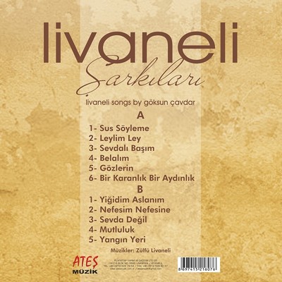 Göksun Çavdar Livaneli Şarkıları Plak