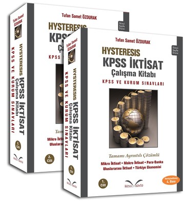 Hysteresis KPSS İktisat Çalışma Kitabı-2 Kitap Takım
