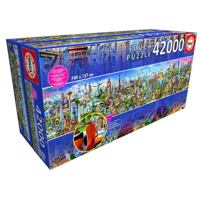 Educa 17570 Around The World 42000 Parça Puzzle