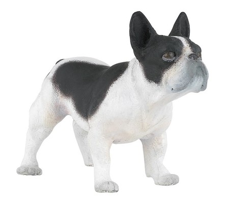 Papo-Figür Siyah-Beyaz Bulldog (54006)