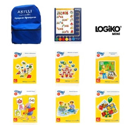 LOGİKO-Mini Akıllı Düğmeler 4-6 Yaş Konsantrasyon