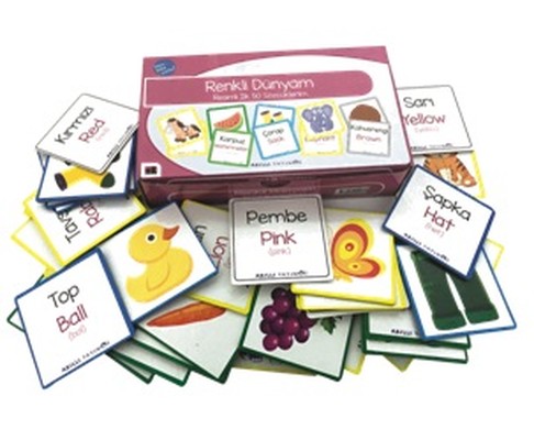 EZO-Etkin Zeka Oyunları Renkli Dünyam-Resimli İlk Sözcüklerim
