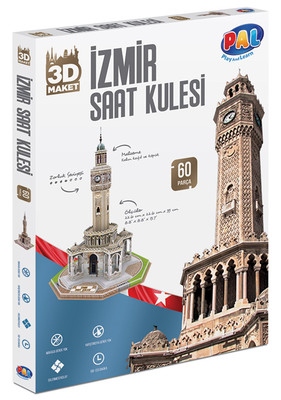 Pal İzmir Saat Kulesi 3D Puzzle