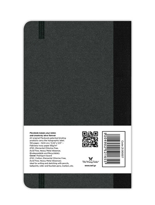 Flexbook Düz Siyah 9x14 Akıllı Defter