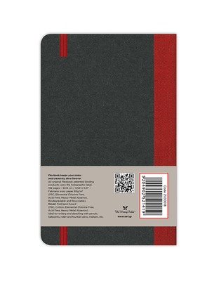 Flexbook-Akıllı Defter Çizgili Kırmızı 9x14