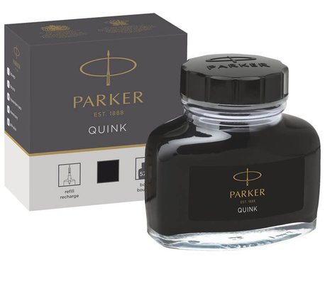 Parker Quink Şişe Mürekkep Siyah