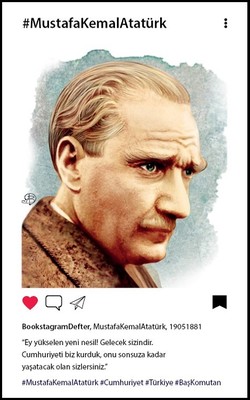 Aylak Adam Hobi Atatürk 3 Bookstagram Defter